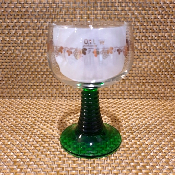 Guldenwein Green Beehive Stem Wine Cordial Goblets ~ Germany Set of 4 - Picture 4 of 7